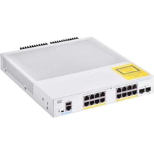 Сетевой коммутатор Cisco CBS250-16P-2G-EU: Порты только Gigabit Ethernet (10/100/1000)