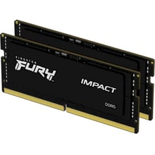 Kingston FURY 64 GB (2x32 GB) SO-DIMM DDR5 4800 MHz FURY Impact (KF548S38IBK2-64): Тип DDR5