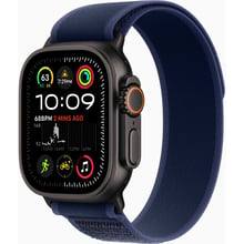 Apple Watch Ultra 2 GPS + Cellular 49mm Black Titanium Case with Blue Trail Loop - S/M UA: Розмір 49mm