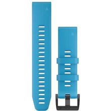 Garmin QuickFit 22 Watch Bands Cyan blue silicone (010-12740-03): Колір синий