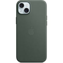 Чохол для iPhone Apple iPhone 15 Plus FineWoven Case with MagSafe - Evergreen (MT4F3ZM/A): Колір зеленый