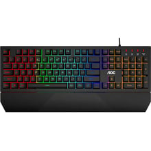 Клавиатура AOC GK200 Gaming Rainbow LED USB (GK200D32R): Подключение проводное