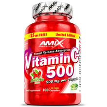 Amix C-Vitamin + Rose Hips 500 mg 125 caps / 125 servings: Форма выпуска Капсулы