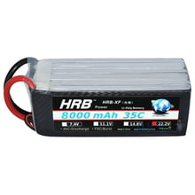 Акумулятор HRB_ Lipo 6s 22.2V 8000mAh 35C Battery XT60 Plug (HR-8000MAH-6S-35C-XT60): Виробник HRB