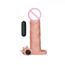 Насадка з вібрацією LoveToy Add Pleasure X-Tender Vibrating Penis Sleeve Flesh Add 2", Flesh: Для кого Для чоловіків