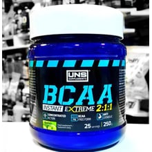 Амінокислота для спорту UNS BCAA 2-1-1 Instant Extreme 250 g /25 servings/ Apple: Тип BCAA