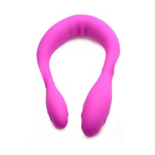 Inmi Double Thump 7x Rechargeable Silicone Double Dildo - подвійний гнучкий вібратор, 37х3,8 см: Для кого унісекс