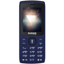 Мобильный телефон Sigma mobile X-style 34 NRG TYPE-C Blue (UA UCRF): Дисплей 2.4'' (240x320)