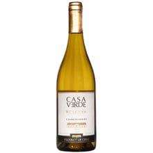 Вино Casa Verde Rezerva Chardonnay, біле сухе, 0.75л 13% (DIS7808765712540): Країна виробник Чилі