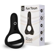 Подвійне ерекційне кільце Fun Town Rise Black, керування зі смартфона: Виробник Fun Town