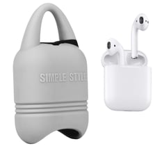 Чехол для наушников Becover Case Kindon i-Smile with Belt Gray IPH1430 (702348) for Apple AirPods: Тип Чехол