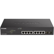 Мережевий комутатор D-Link DGS-1100-10MPV2: Порти только Gigabit Ethernet (10/100/1000)