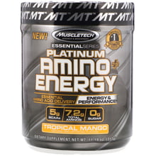 Амінокислота для спорту Muscletech Platinum 100% Amino Energy 295g Tropical mango: Тип BCAA