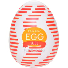 Мастурбатор-яйце Tenga Egg Tube, рельєф із поздовжніми лініями: Для кого Для мужчин