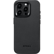 Чохол для iPhone Pitaka MagEZ Case Pro 4 Twill 600D Black/Grey (KI1501PMPA) для iPhone 15 Pro Max: Колір черный