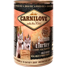 Carnilove Salmon & Turkey for Puppies 0.4 кг: Тип Влажный корм