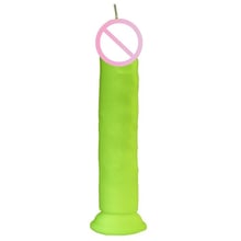 Свічка LOVE FLAME - Dildo Roma Yellow Fluor, CPS03-YELLOW: Виробник LOVE FLAME