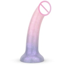 Фалоімітатор BOSS Glitter Ombre Dildo M: Призначення Вагинальные