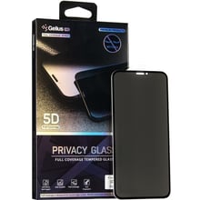 Аксесуар для iPhone Gelius Tempered Glass Pro 5D Privasy Glass Black for iPhone 11 | XR: Колір чорний