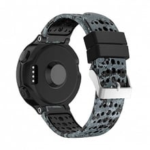 Fashion Camouflage Silicone Band Dark Gray for Garmin Universal 16: Колір сірий