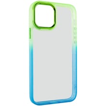 Аксесуар для iPhone TPU Case TPU+PC Fresh Sip Turquoise/Citric для iPhone 14 Pro: Колір бирюзовый