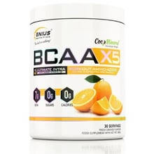 Аминокислота для спорта Genius Nutrition BCAA-X5 360 g / 30 servings / Orange: Тип BCAA