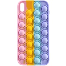 Аксесуар для iPhone Mobile Case Pop-It Antistress Pink / Light Dasheen for iPhone X / iPhone Xs: Колір різнокольоровий