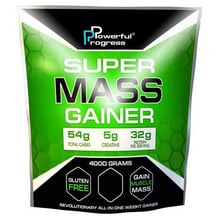 Гейнер Powerful Progress Super Mass Gainer 4000 g / 40 servings / Vanilla