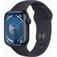 Apple Watch Series 9 41mm GPS Midnight Aluminum Case with Midnight Sport Band - S/M (MR8W3) UA: Размер 41mm