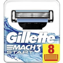 Gillette Mach3 Start Сменные касеты для бритья 8 шт: Вид Сменные кассеты