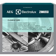 Средства для чистки 3 в 1 (12 шт) Electrolux M2GCP120: Назначение Для стиральных машин, Для посудомоечных машин