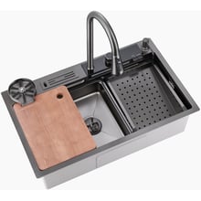 Кухонная мойка Lefton Workstation Kitchen Sink Set Digital Temperature Display KS2205 (SK019-G)