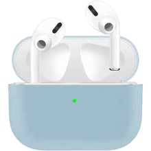 Чехол для наушников TPU Case Light Blue for Apple AirPods Pro: Тип Чехол