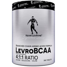 Амінокислота для спорту Kevin Levrone LevroBCAA 4:1:1 300 Tablets: Тип BCAA