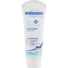 Sanosan Pure & Sensitive Care Cream Дитячий гіпоалергенний крем для обличчя та тіла 100 ml