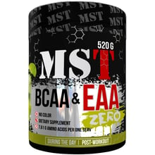 Амінокислота для спорту MST BCAA EAA Zero 520 g / 40 servings / Mango Passion Fruit: Тип BCAA