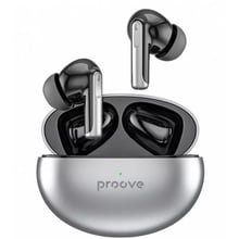 Наушники Proove Thunder Buds TWS with ANC Silver: Тип конструкции вакуумные