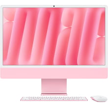 Комп'ютер Apple iMac M4 24" 256GB 8GPU Pink (MWUG3UA/A) 2024: Екран 24" Retina 4.5K (4480x2520), с технологией True Tone