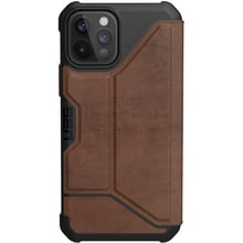 Аксесуар для iPhone Urban Armor Gear UAG Metropolis Leather Brown (112356118380) for iPhone 12 / iPhone 12 Pro: Колір коричневий