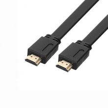 Кабель і перехідник HDMI M-M, 5.0 м, V1.4, Ugreen 4K 60Hz плоский чорний: Тип кабель