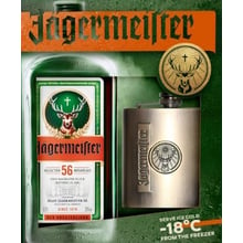 Лікер Jagermeister 0.7 л + фляга: Об'єм, л 0.7