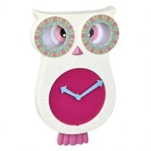 Часы настенные с маятником TFA Owl LUCY белый 110х70х330мм (60305202): Производитель TFA