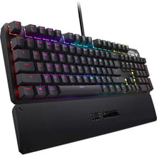 Клавиатура ASUS TUF Gaming K3 Black (90MP01Q0-BKMA00): Подключение проводное