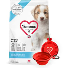 Сухой корм 1st Choice Puppy Medium and Large для щенков средних и крупных пород 2 кг + походная миска в подарок (59295): Тип Сухой корм