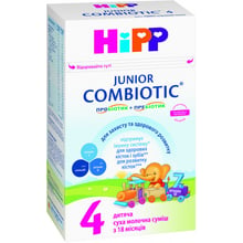 Дитяча Суміш Hipp Combiotic 4, 500 гр (9062300138808): Тип Суміші молочні