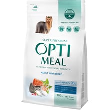 Сухой корм Optimeal for adult dogs of miniature breeds для взрослых собак миниатюрных пород с высоким содержанием лосося 700 г (4820269140011): Тип Сухой корм