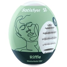 Самосмазывающийся мастурбатор-яйцо Satisfyer Egg Riffle (одноразовый, не требует смазки): Для кого Для мужчин