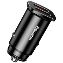 Зарядний пристрій Baseus USB Car Charger 2xUSB Square Metal Quick Charger 3.0 30W Black (CCALL-DS01): Особливості Швидка зарядка