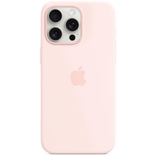 Аксесуар для iPhone TPU Silicone Case з Animation & MagSafe Light Pink для iPhone 15 Pro Max: Колір розовый