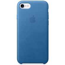 Чохол для iPhone Apple Leather Case Sea Blue (MMY42) for iPhone SE 2020/iPhone 8/iPhone 7: Колір блакитний